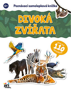 Poznávací samolepková knížka Divoká zvířata