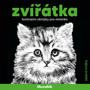 Zvířátka kontrastní obrázky pro miminka