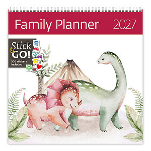 Family Planner 2027 - nástěnný kalendář