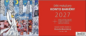 Děti malují pro Konto Bariéry 2027 - stolní kalendář
