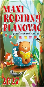 MAXI rodinný plánovač 2027 - nástěnný kalendář