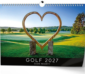 Golf české resorty 2027 - nástěnný kalendář