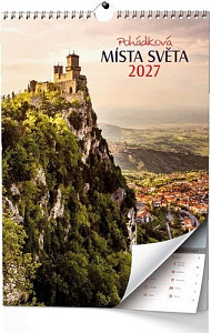 Pohádková místa světa 2027 - nástěnný kalendář