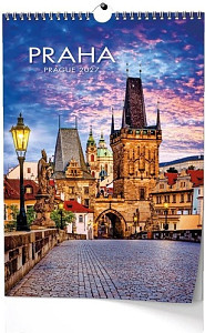 Praha 2027 - nástěnný kalendář