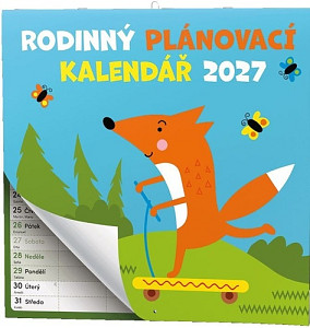 Rodinný plánovací kalendář 2027 - nástěnný kalendář
