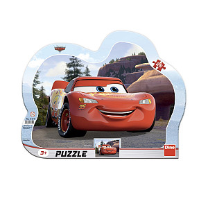 Puzzle 25 Cars Blesk na výletě kontura