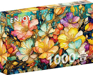 Puzzle Luxusní květinová zahrada 1000 dílků