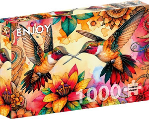 Puzzle Útočiště kolibříků 1000 dílků