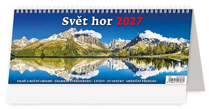Svět hor 2027 - stolní kalendář