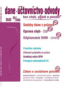 Dane, účtovníctvo, odvody bez chýb, pokút a penále