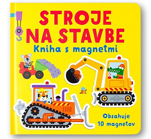 Stroje na stavbe Kniha s magnetmi