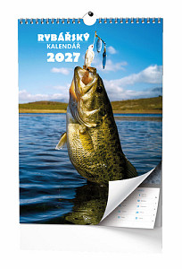 Rybářský kalendář 2027 - nástěnný kalendář