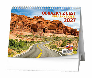 Obrázky z cest 2027 - stolní kalendář