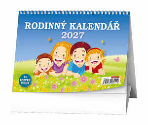 Rodinný kalendář 2027 - stolní kalendář