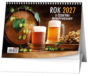 Rok 2027 s českými minipivovary - stolní kalendář