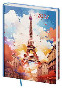 Denní diář 2027 B6 Vario Lyra Paris
