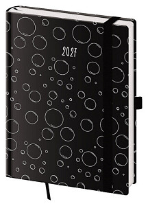 Denní diář 2027 B6 Vario Bubbles s gumičkou