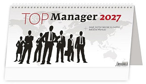 Plánovací kalendář Top Manager 2027 - stolní kalendář