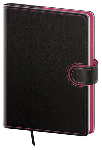Týdenní diář 2027 A5 Flip antracit magenta