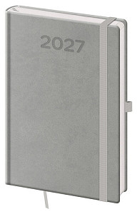 Týdenní diář 2027 A5 Print Pop šedý