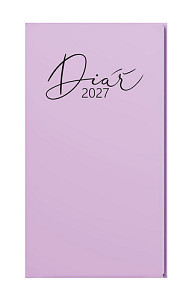 Týdenní diář 2027 Jakub Pastel kapesní fialová