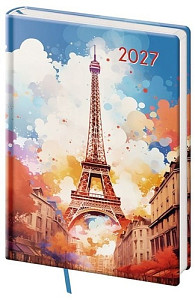 Týdenní diář 2027 A5 Vario Lyra Paris