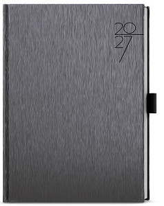 Týdenní diář 2027 Oskar ForMen A5 Grey