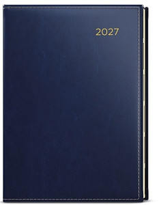 Týdenní diář 2027 Oskar Premier A5 modrá
