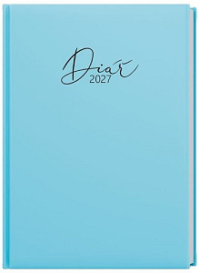 Týdenní diář 2027 Prokop Pastel B6 modrá