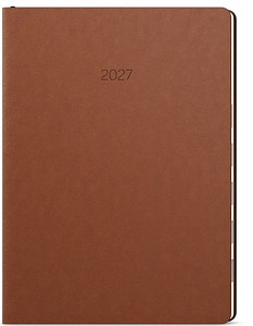 Denní diář 2027 Maxim B5 hnědá