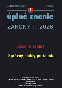 Aktualizácia II/3 2026 – Správny súdny poriadok