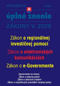 Aktualizácia V/2 2026 – štátna služba, informačné technológie verejnej správy