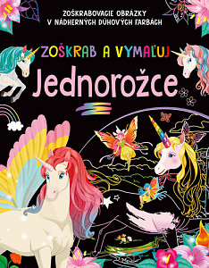 Zoškrab a vymaľuj Jednorožce