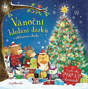 Vánoční hledání dárků s odklápěcími okénky