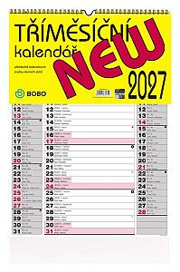 New 2027 - nástěnný kalendář