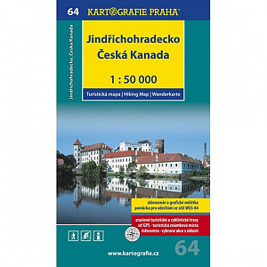1: 50T (64)-Jindřichohradecko,Česká Kanada (turistická mapa)