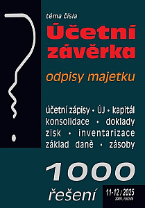 1000 řešení 11-12/2025 Účetní závěrka podnikatelů za rok 2025