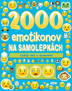 2000 emotikonov na samolepkách - Na každý deň s úsmevom