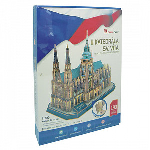 3D Puzzle Katedrála Sv. Víta -193 dílků