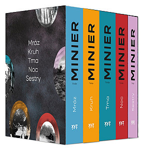 5 x Bernard Minier - box Mráz, Kruh, Tma, Noc, Sestry