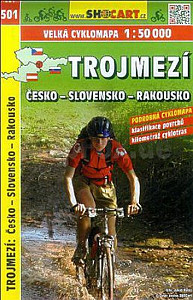 501 Trojmezí Česko - Slovensko - Rakousko 1:50.000