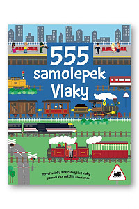 555 samolepek Vlaky