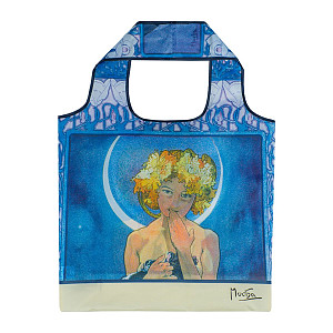 Skládací nákupní taška Alfons Mucha - Luna