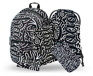 BAAGL 5 SET Core Element: batoh, penál, sáček, desky, peněženka