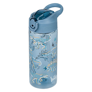 BAAGL Tritanová láhev na pití s brčkem Dino 500 ml