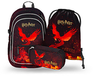 BAAGL SET 3 Core Harry Potter Fénix: batoh, penál, sáček