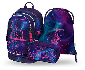 BAAGL SET 3 Core Nova: batoh, penál, sáček GRS