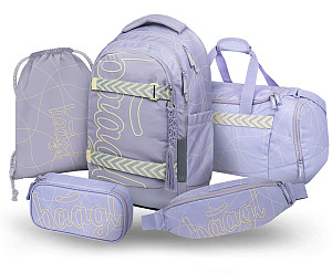 BAAGL SET 5 Skate Max Mishmash: batoh, penál, sáček, sportovní taška, ledvinka GRS