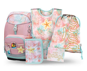 BAAGL SET 5 Airy Plus Sunset: batoh, penál, sáček, zástěra, peněženka