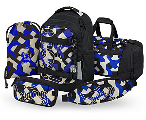 BAAGL SET 5 Skate Max Variety: batoh, penál, sáček, sportovní taška, ledvinka GRS